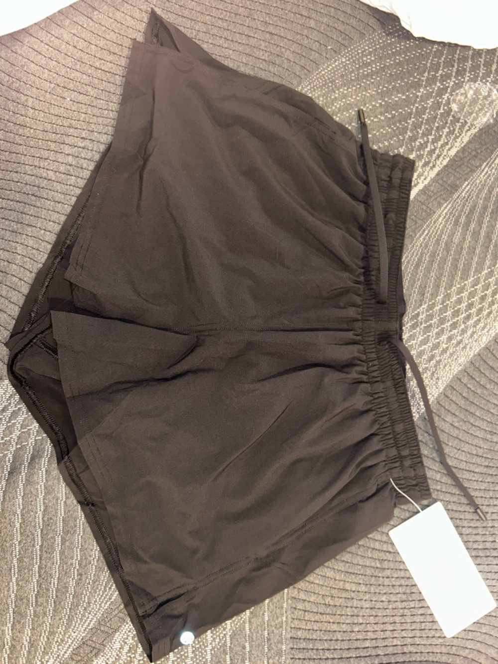 lululemon athletica Black Women's Athletic Shorts with Drawstrings. 3”